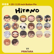 Hirono | Button Pin | V1 | 1.25inch | 2.25inch | PopMart | Printara