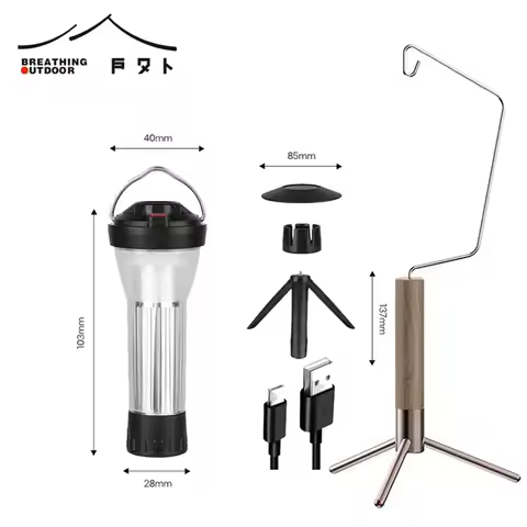 BATOT 3000mAh Outdoor Camping Lantern 5 Lighting Modes Led Flashlights Emergency Lamp goal zero Flat
