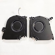 Fleshy Leaf Replacement CPU+GPU Cooling Fan for ASUS ProArt Studiobook 16 OLED Pro H5600 W5600 H7600