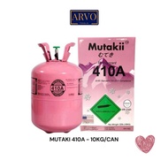 REFRIGERANT GAS R410A (10KG/CAN) - BRAND MUTAKI (GAS FOR SPLIT UNIT, VRV AND VRF) BY ARVOTOOLS