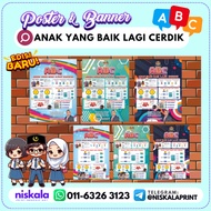 [ABC] POSTER BANNER ABC | Anak Yang Baik Lagi Cerdik (ABC)
