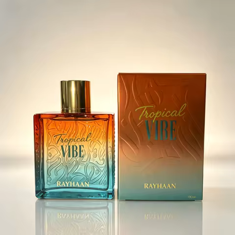 Tropical Vibe by Rayhaan 100ml/3.4oz Eau de Parfum, Unisex Gift Fragrance with Warm Coconut & Exotic