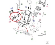 (ของแท้) EB3Z17A861BE ฝาครอบข้างเบาะ แม็กกาไลต์ข้างเบาะ ขวาหรือ ซ้าย ฟอร์ดเรนเจอร์ แคป Ford ranger c