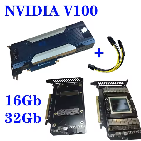 NVIDIA V100 16G 32G PCIE 3.0 3.0x16 SXM2 GPU AI computing graphics card deep learning NVIDIA V100 16