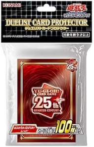 Yugioh Card Sleeves - 25th Quarter Century Anniversary Sleeves RED- 100ct