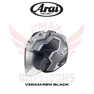 ARAI Vz-ram Rsw Black 100% Original Made In Japan Open Face Helmets