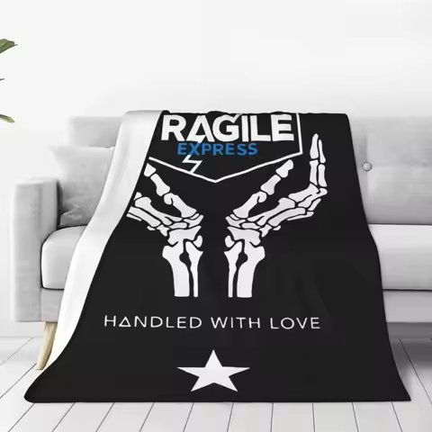 Death Stranding Fragile Express Fleece Throw Blanket Kojima Productions Blanket for Bedding Outdoor 