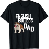 English Bulldog Dad T-Shirt Gift Fathers Day Gift Unisex T-Shirt