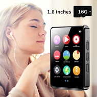 BT MP3เครื่องเล่นเพลงนักเรียน1.8นิ้ว HD เต็มหน้าจอ Mini MP3เครื่องเล่น Walkman กีฬา