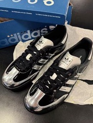 全新 Atmos x Adidas Originals Samba “Tuxmba” 黑銀色 男女同款 板鞋