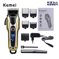 Kemei Hair Clipper Professional LCD Monitor Hair Trimmer Men Beard Electric Cutter Hair Cutting Mach
