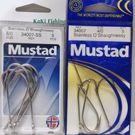 Mustad Stainless O'shaughnessy hook 34007-SS mata kail mustad