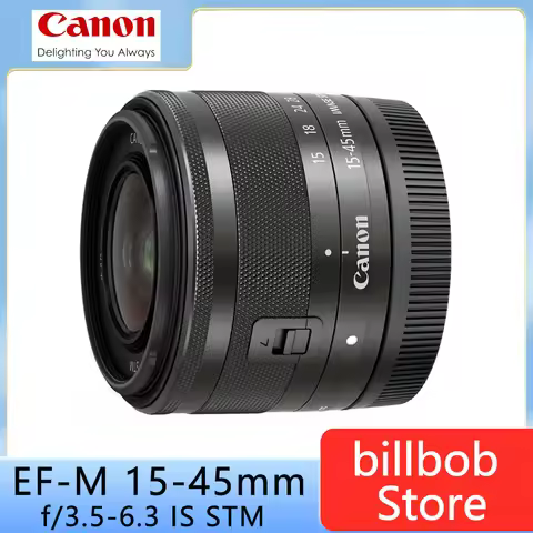 Canon 15-45mm Lens Canon EF-M 15-45mm f/3.5-6.3 IS STM lens For Canon M1 M2 M3 M5 M6 M10 M50 M100 ca