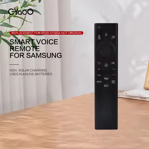 Voice Smart TV Remote BN59-01385A for Samsung 2021 QLED 4K 8K Crystal Series Smart TV Q60A Q70A Q80A