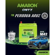 AMARON ONXY EFB battery M42R (sesuai untuk PERODUA ARUZ)