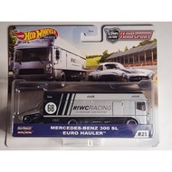 Hotwheels Team Transport Mercedes Benz 300 Sl & Euro Hauler