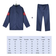 Anime Naruto Hatake Kakashi Trang Phục Ninja Kakashi Vest Áo khoác màu xanh dương Quần Trọn Bộ Gỗ Lá