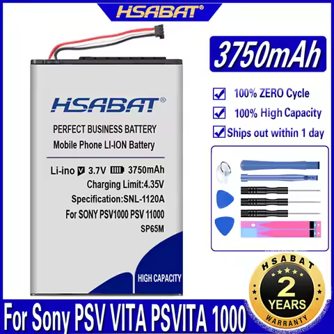 3750mAh Battery for Sony PSV VITA 1001 PSVITA 1000 ps vita psv1000 PCH-1001 1101 1010 1107 1108 1106