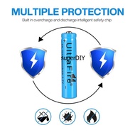 UltraFire UF AAA 10440 1000mAh 3.6V Rechargeable Lithium Ion Li-ion Button Top Battery Large Capacit