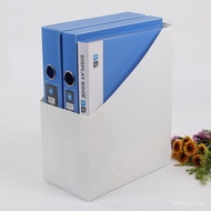 File Storage Box Plastic Imitation Leather Desktop File PP Book Clip Storage Box Organizer PP Materi