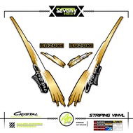 STRIPING SUZUKI CRYSTAL TUNE MOTIF X11 STICKER CRYSTAL TUNE CUSTOM STICKER ORIGINAL CRYSTAL MOTORCYC