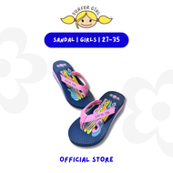 Surfer Girl Summer Fun Wedges Girls Sandal 242GFSN002BLU | Sandal Anak | Sandal Anak Lucu | Sandal A