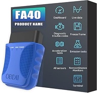 OBD2 Scanner Code Reader FA40 Auto Diagnostic Scan Tool Car Fault Check Engine Light Wireless Car Co
