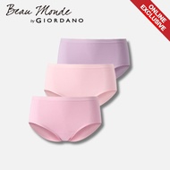 [Online Exclusive] Beau Monde Giordano Women Regular 3-Pieces Briefs Pack