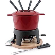 Swissmar F66705 Sierra Cast Iron Fondue Set Black 1.6 Quart