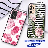 Softcase Glass Kaca SAMSUNG A33(5G) A53(5G) - Casing hp SAMSUNG A33(5G) A53(5G) [ S28 ].
