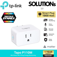 TP-Link Tapo P110M สมาร์ทปลั๊ก Mini Smart Wi-Fi Plug Energy Monitoring สั่งเปิดปิดเครื่องใช้ไฟฟ้าผ่า