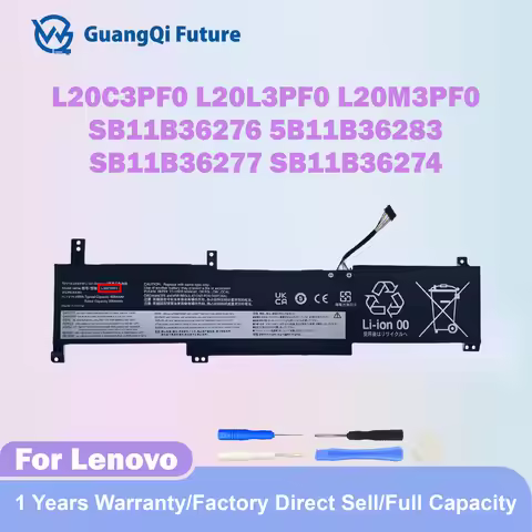 L20C3PF0 L20M3PF0 L20L3PF0 11.1V 45Wh 4054mAh laptop battery for Lenovo IdeaPad 3-14ITL6 3-15ITL6 3-