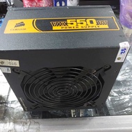Psu powersupply 550watt corsair 24pin & 1x8 pin + 1x6pin pcie corsair vx550