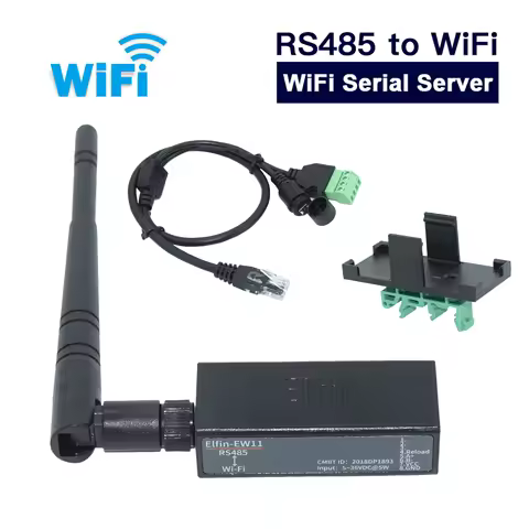 EW11 EW11A MINI RS485 Serial Server to WIFI ModbusTCP RJ45 Converter with Embedded Web Server