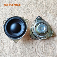 SOTAMIA 2PCS 3 Inch Bass Horn Speaker 12 Ohms 10 Watts PP Basin Rubber Edge High Power Large Voice C