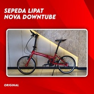 Sepeda Lipat Nova Downtube Frame 20 inch Alloy Vbrake Seli Original