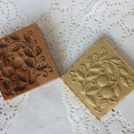 木製郵票，薑餅餅乾郵票，springerle 郵票