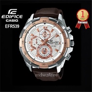 Casio Edifice Original Type EFR539 EFR 539 Strap Leather Jam Tangan Pria