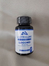 3000mg L-citrulline supplement 60 Capsules citrulline GMP Certified & Non-GMO Free Form Amino (60 ve