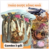 Combo of 3 packs of Herbal medicine for home steaming, disinfection, bathing to relieve bad luck, al