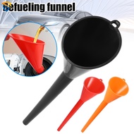 1Pc Anti-splash Car Long Mouth Oil Funnel Gasoline Oil Filling Tools Plastic Engine Funnel Motorcycle Refueling Auto Accessories
