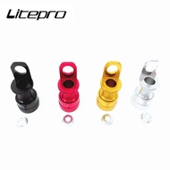 Litepro Folding Bike Pedal Quick Release Buckle Mounting Seat Bicycle MKS QR Head For Brompton Cycli