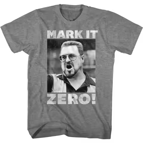 The Big Lebowski Movie Walter Yelling MARK IT ZERO John Goodman Men's T Shirt