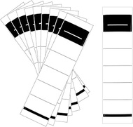 Pack of 50 White Self Adhesive Folder Spine Labels 54x190mm Folder Width Folder Spine Stickers Curre