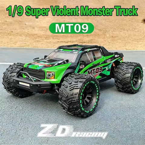 ZD Racing 1:9 SCALE MT09 4WD Brushless Super Monster Truck 3S/4S 80KM+ RC High-Speed Off-Road Vehicl