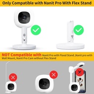 iTODOS Baby Monitor Mount Compatible with Nanit Pro Smart Baby Monitor & Flex Stand, Versatile Twist