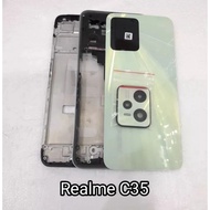 HOUSING CASING FULLSET BACKDOOR BAZZEL FRAME LCD REALME C35 Original