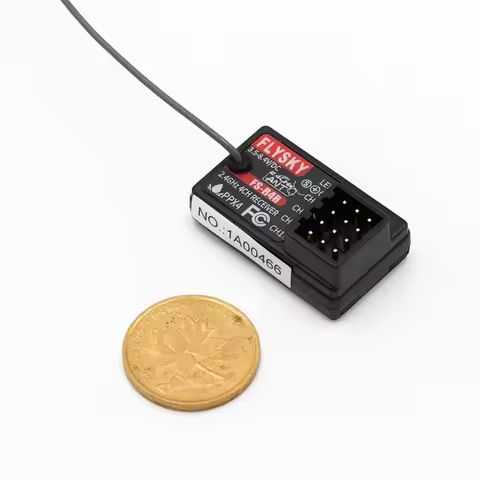 Flysky FS-R4B 2.4GHz 4CH ANT Protocol Single Antenna PWM PPM S.BUS RC Receiver for FS-G7P ST8 MG41 R