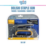 Bolishi Staple Gun 10 X 8F High Quality Staple Gun with Fineline Ergonomic Feature DIY