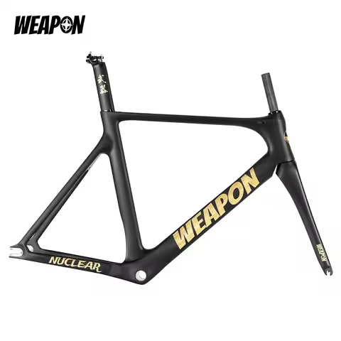 Nuclear Aero Elite Carbon Fiber Track Frameset Full Carbon Lightweight Racing Fixed Gear Frame Fork 
